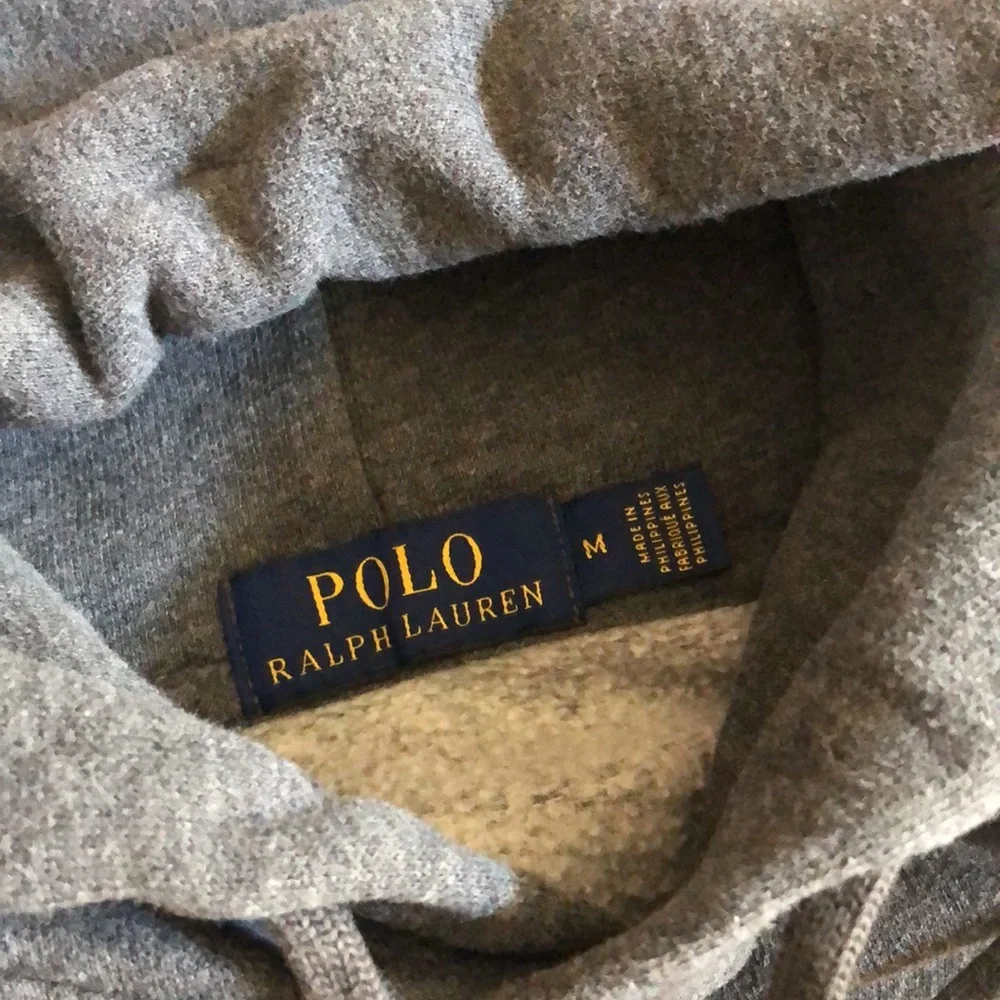 Ralph Lauren Polo Bear by RALPH LAUREN Gray Hoodie Tuxedo Bear Polo Bear